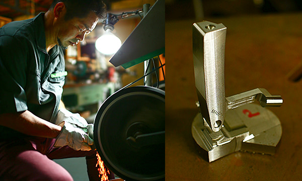 Photo：MASDA STUDIO-2 パター特徴「鉄の塊からの手作り」