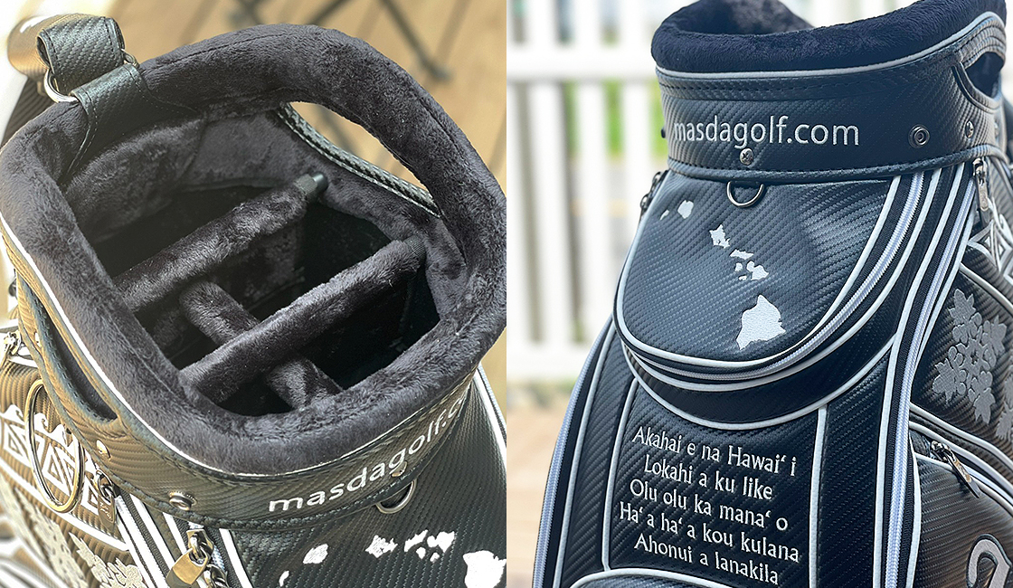 Photo：『マスダゴルフ』×『アロハスタンダード』9.5型トーナメントバッグ