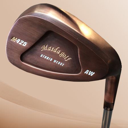 【別注対応】スタジオウェッジ M425 / 銅メッキ仕上げ / ダイナミックゴールド - Masda Golf -マスダゴルフオンラインショップ-